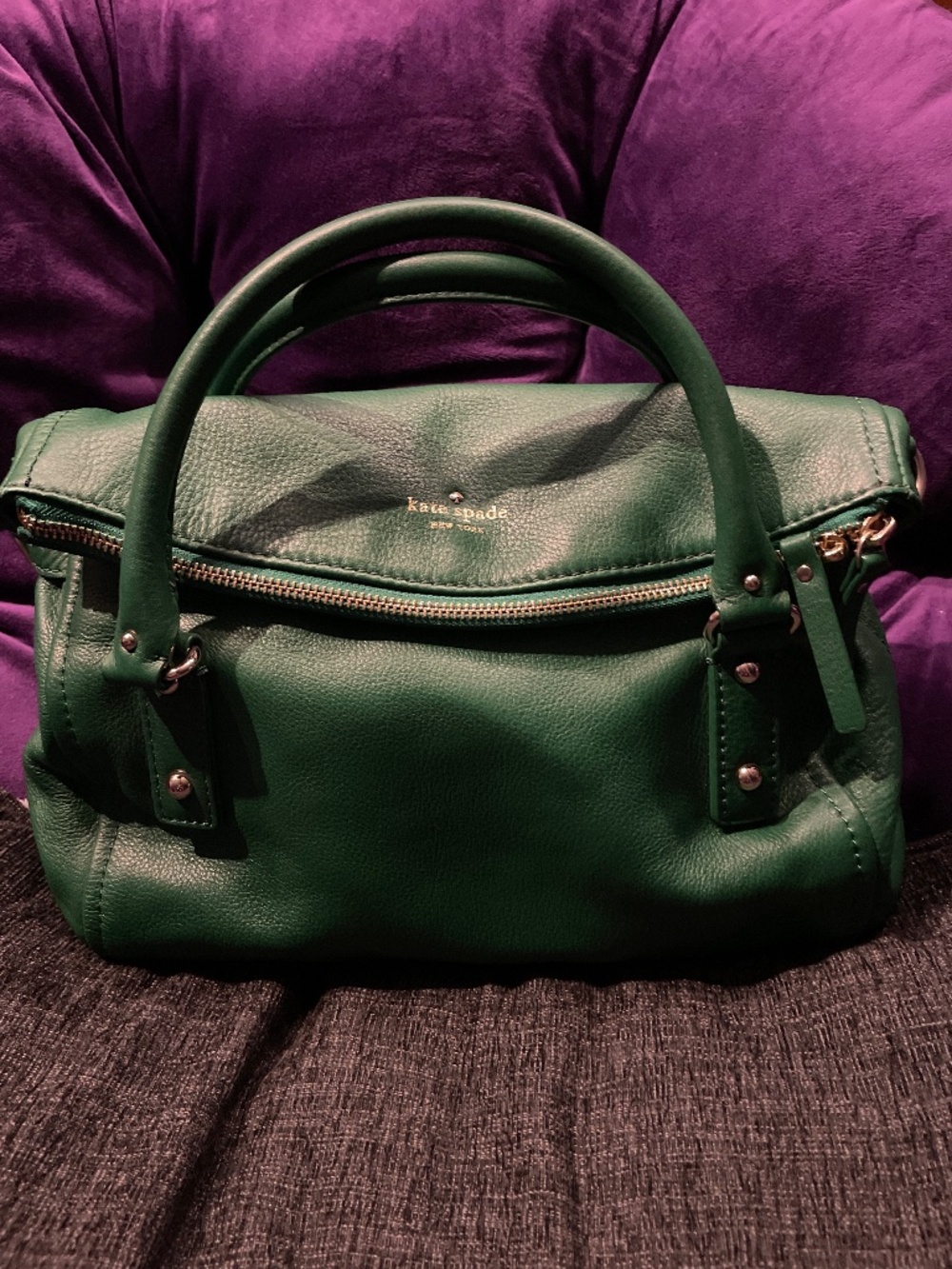 Kate Spade Green Leather Handbag